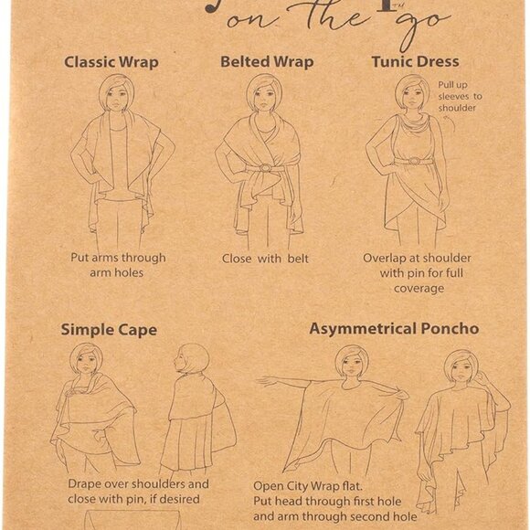 DEMDACO City Wrap On The Go One Size - Black - Picture 7 of 7